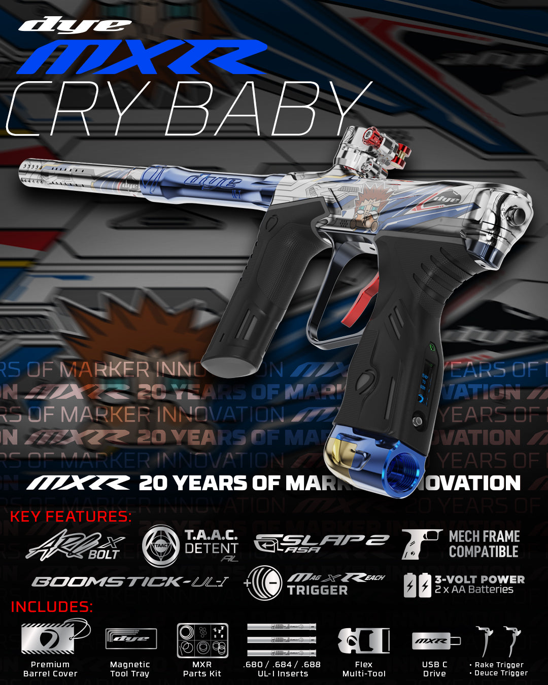 MXR PGA Cry Baby Clr/Blue - Limited Edition
