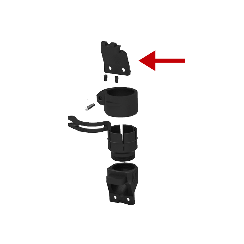 DAM Feedneck Cover Plate - Black