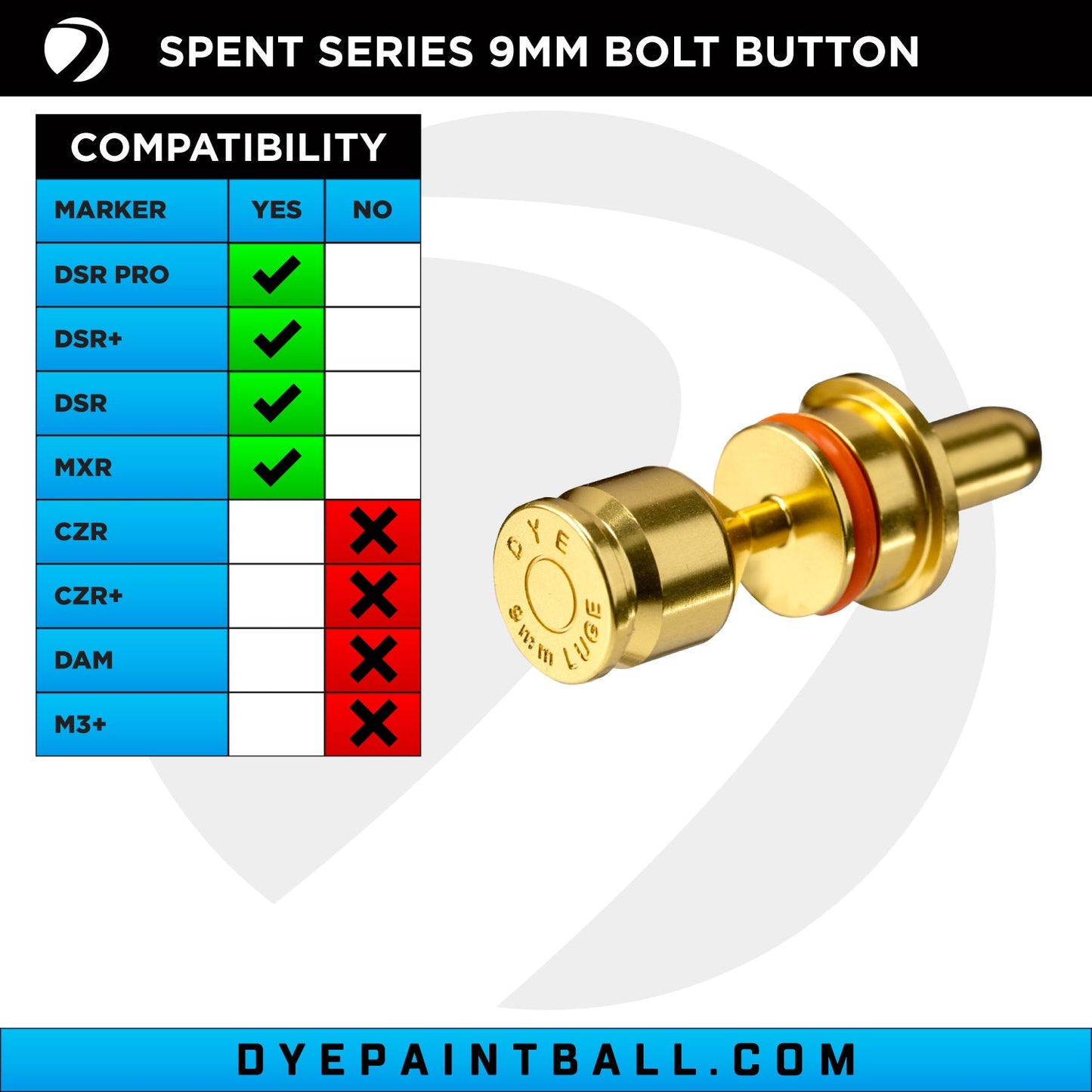 Bolt Button Spent Series MXR/D