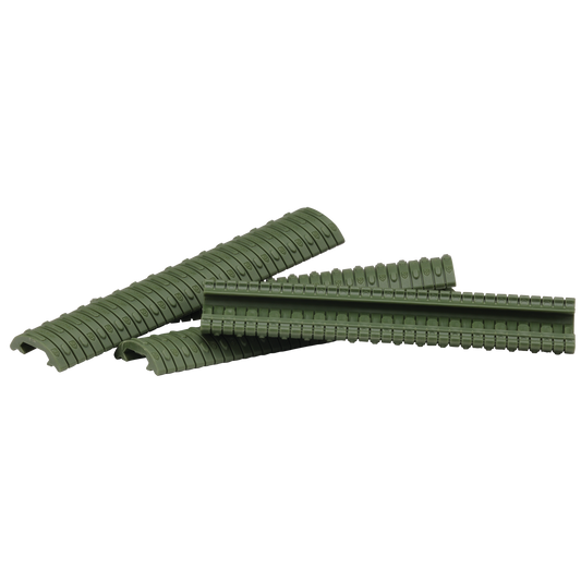 DAM Modular Rail Covers 4pk - Olive Drab